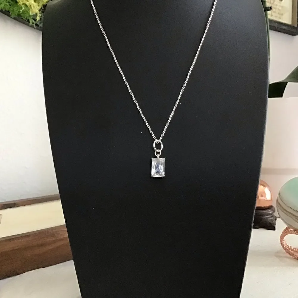Swarovski Crystal Baguette Necklace